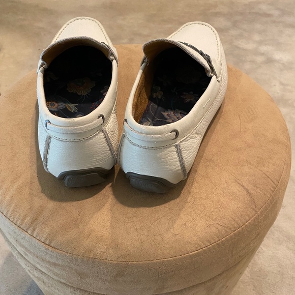 Men's White Leather Alfani Shoes - Picture 4 of 6